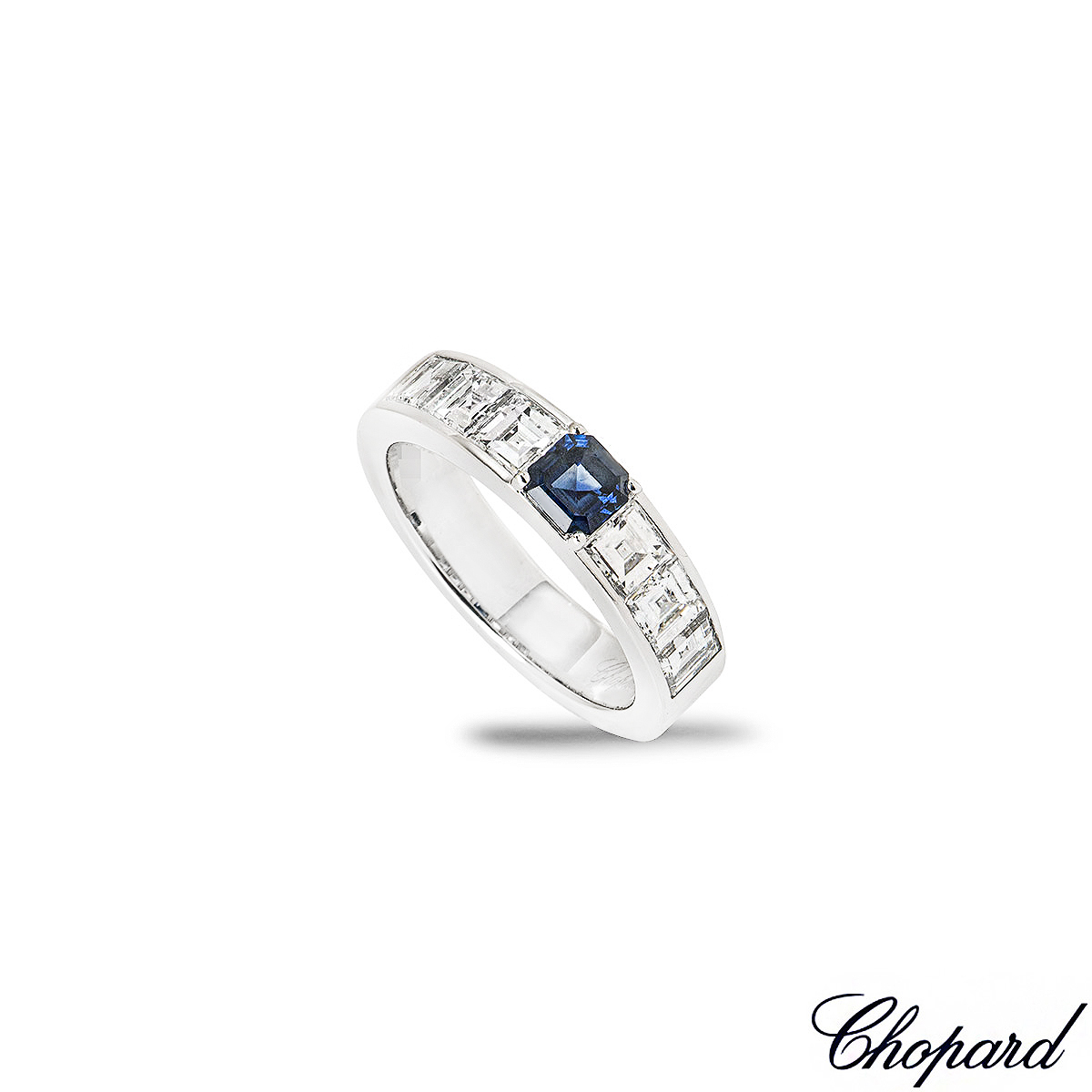 Chopard White Gold Sapphire & Diamond Ring 82/6622-1111